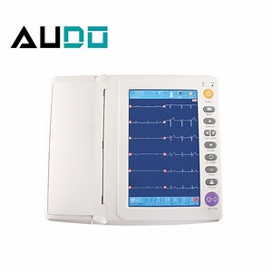 [Hot Item] Audo Medical Device 12 Leads Portable ECG Machine 12 Channel ECG Electrode Machine Price