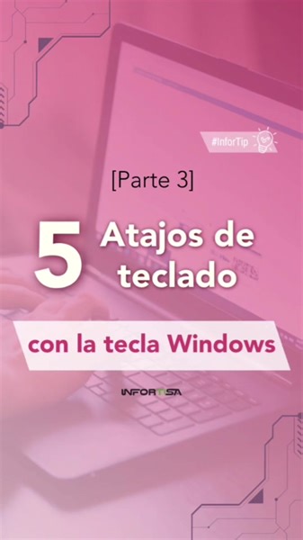 PARTE 3 de uno de vuestros vídeos favoritos: nuevos atajos de Windows 🙌 5 atajos con la tecla Windows que DEBES conocer: 1️⃣ Windows T, podrás navegar entre las ventanas de tu barra de tareas. 2️⃣ Windows D: minimizarás todas tus ventanas, pero si le volvemos a dar volveremos a abrirlas. 3️⃣ Windows , (coma): escondes todas las ventanas que tienes abiertas hasta soltar la tecla Windows. 4️⃣ Windows Control D: crearás un nuevo escritorio virtual. 5️⃣ Windows Control F4: cerrar el escritorio virt