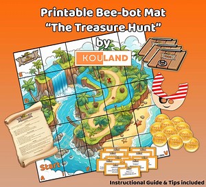 Printable Bee-bot Pirate Mat – A Treasure Hunt With an Adventurous Mat! - Etsy