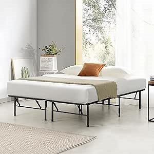 Best Price Mattress Box Spring Platform Metal Bed Frame / Foundation, Twin XL