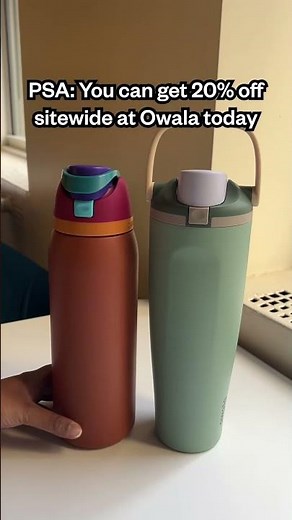 Owala is having a sitewide sale this week #owala #waterbottles