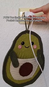 ✨ Add a touch of charm to your workspace or nursery with our Hanging Organizers! This crochet pattern guides you step-by-step to create the Fox, Avocado, and Frog. Make yours --> crochify-patterns.com/products/3-in-1-hanging-pocket-organizers-crochet-pattern | Crochify