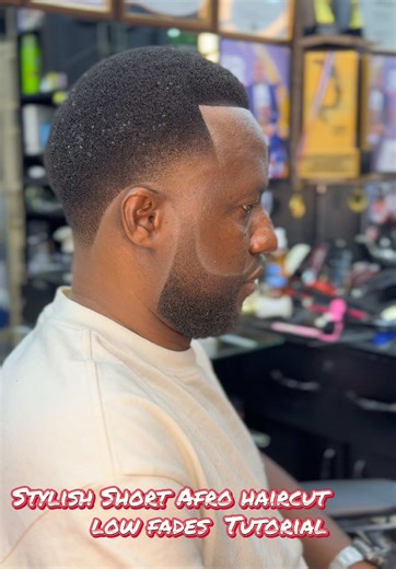 Stylish Short Afro Haircut Tutorial for Men