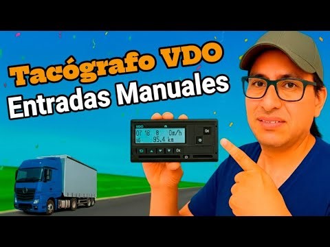 Entradas Manuales Tacógrafo VDO | IVECO