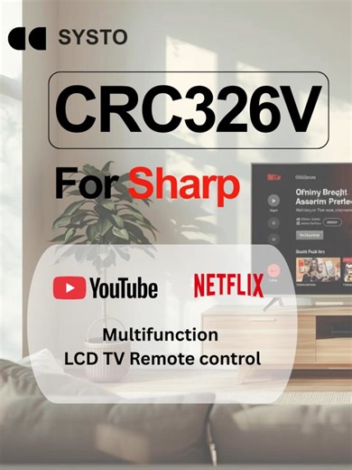 Sharp Remote Control CRC326👌 👉Works seamlessly with all Sharp brands 👉Multifunction LCD TV Remote control 👉2 shortcut keys 🔗www.systoremote.com 🔗www.systo.hk 🔗linktr.ee/SystoOfficial 📱WhatsApp/WeChat：8615360440513 #customized #remotecontrol #TVRemote #tvremotecontrol #systo #supplier #sharp #sharptv #producer