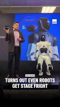 Turns Out Even Robots Get Stage Fright