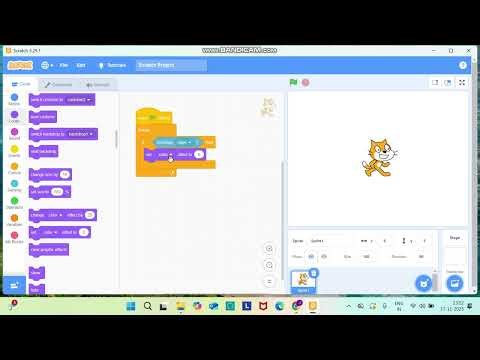 Scratch Program-Animation using Loops