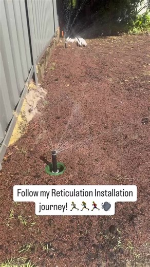 Retic Job in Progress! Reticulation install underway in Perth, Western Australia 🌿💧 #retic #ReticulationInstallation #ReticInstall