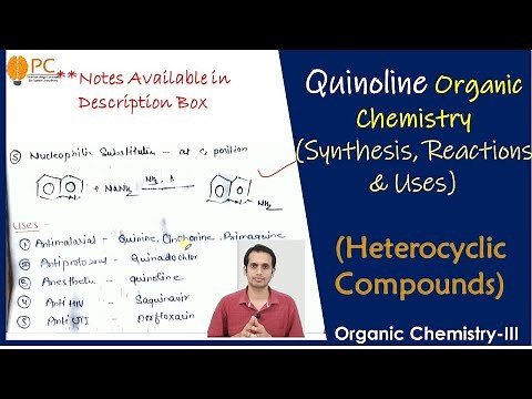Quinoline Organic Chemistry: Synthesis, Chemical Reactions and Medical Uses | Heterocyclic compounds