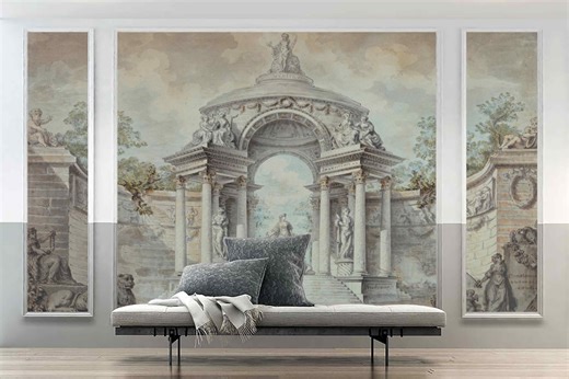 Old Castle Arch Wallpaper for Walls Peel & Stick or Non Woven Renaissance Italy Wall Mural Vintage Architecture Wall Art Historical Ancient - Etsy