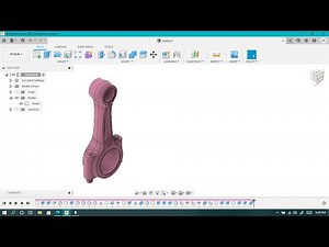 Example 18 How to Create a Sub Assembly Connecting Rod in Autodesk Fusion 360
