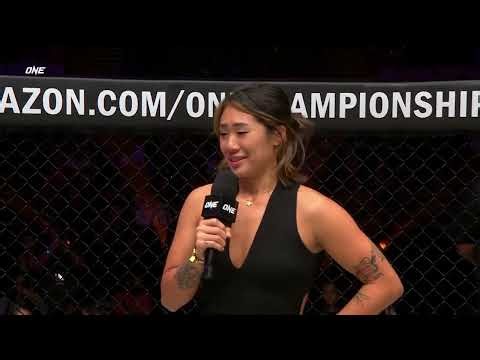 Angela Lee announces retirement from MMA｜ONE Championship｜Atomweight