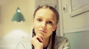 Pretty Girl Talking Camera Cafe Answers Stock Footage Video (100% Royalty-free) 19323490 | Shutterstock