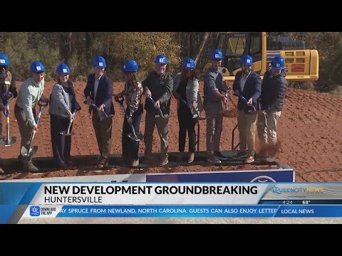 New development groundbreaking in Huntersville