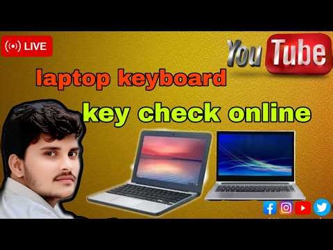 Keyboard tester Laptop