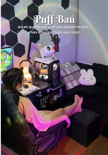 Puff Confortável para o Setup Gamer