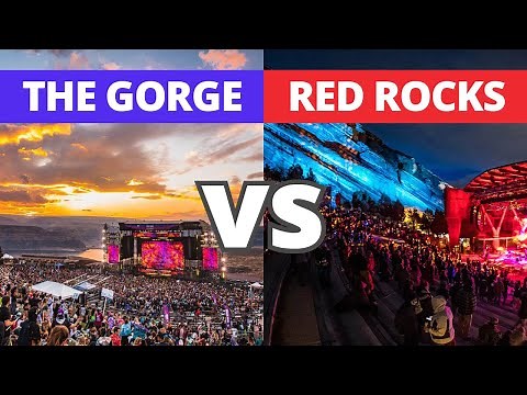 THE GORGE vs. RED ROCKS Amphitheater | Which venue is better?
