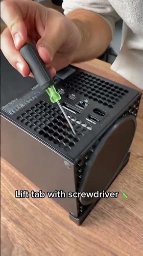 How to remove an XBOX Series X baseplate!