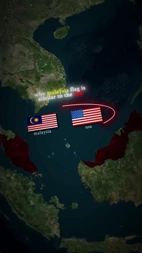Did Malaysia Copy the USA Flag? 🇲🇾🇺🇸 The Real History!#MalaysiaFlag #USAFlag