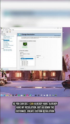 How to change resolution | Shorts