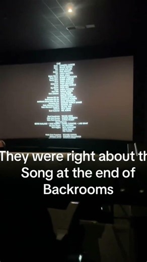 Natalie Nun song at the end of Backrooms lol