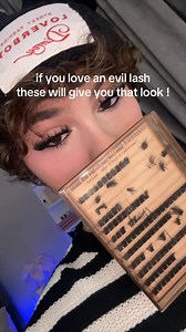 How to Apply Evil Lash Clusters for an Edgy Look