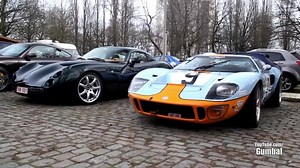 2.8K views · 136 reactions | Ford GT40 Gulf Livery - Start up and Acceleration! | Carroll Shelby | Facebook