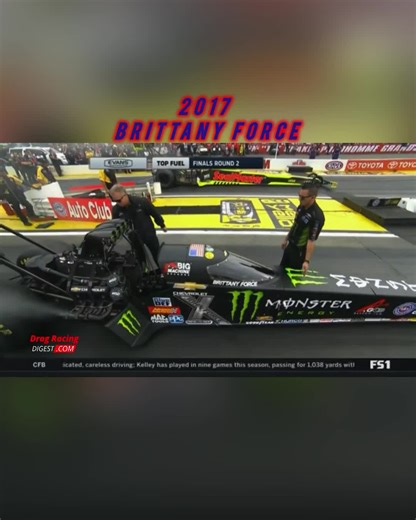 Brittany Force Wins NHRA Top Fuel Championship