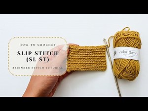 How to Crochet the Slip Stitch - Stitch Tutorial, tips + tricks