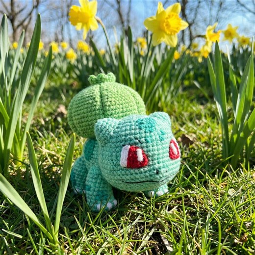 Bulbasaur Amigurumi Crochet Pattern PDF | Easy Pokemon Crochet Plushie | Beginner Friendly Plant Dino Amigurumi | Cute Anime Crochet Toy - Etsy