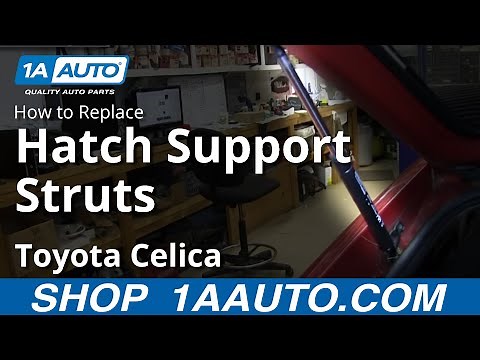 How to Replace Hatch Support 00-05 Toyota Celica