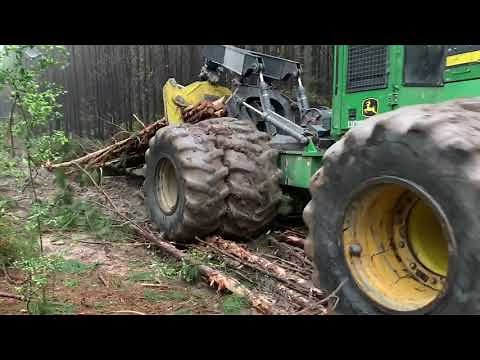John Deere 748L, Tigercat 620E putting in work!