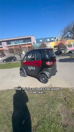 That mini car looks TOO GOOD to be real 🫣 #emobility #usa #canada (USA & Canada)