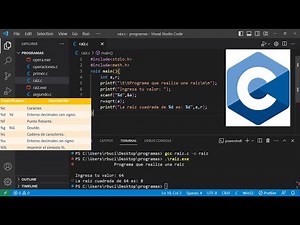 Uso de funciones Printf y Scanf en C