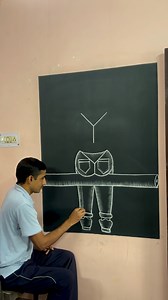 12M views · 282K reactions | Learn to draw a girl sitting on a stick ||浪﫰|| #art #girldrawing #topartists #artistnareshkumar | Artist Naresh kumar | Facebook