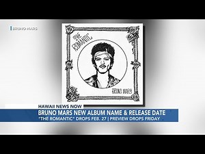 Bruno Mars announces new album title, release date