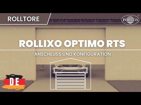 |DE| Konfiguration und Anschluss der Automatischen Rolltorsteuerung Rollixo Optimo RTS