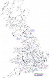 Map Of Roman Roads In Britain. v1.0