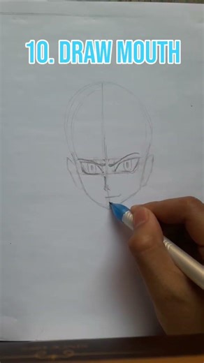 How to draw front face #drawing #viral