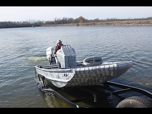 Walk around on a brand new 2021 Gator Trax 18x62 HD Center Console with a Honda BF150 4 stroke.