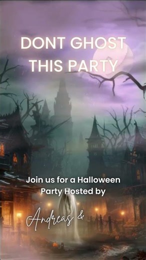 Halloween Animated Invitation | O’ Don’t | Editable Canva Template