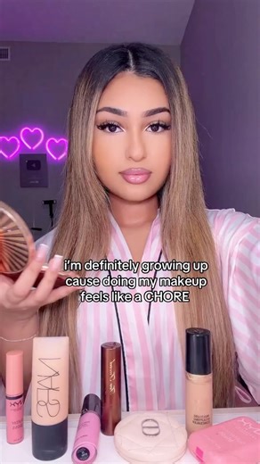 maha on Instagram: "I used to be excited to do it 💔😭 #reels #beauty #girls #makeup #relatable"