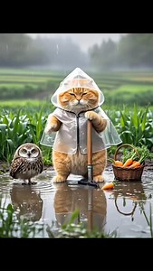 🐱🦉 Cat and Owl – An Unusual Friendship! 😍✨ #catandowl #unlikelyfriends #animaladventure #funnyanimals #cuteanimals #catstory #owladventure #petfriends #furryfriends #catlife | Rabbit Chase