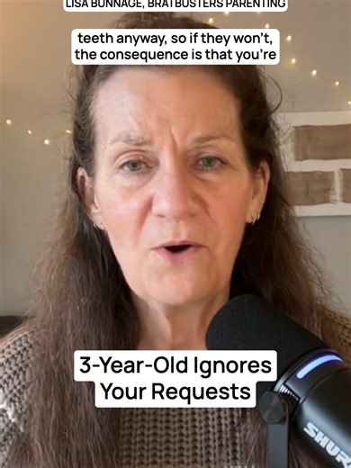 How I may approach a 3-year-old ignoring your requests. ▶️ P.S. Want to begin your calm leadership journey today? Get the BratBusters Behaviour Board (Plus Toddler Basics) no-cost mini course when you sign up for my newsletter. Ready to dive deeper into parenting like a calm leader? Check out the BratBusters Bootcamp courses. Everything is linked in my bio 🔗 ` ` ` #ParentingAdvice101 #ParentingMindset #ParentingAdviceForMoms