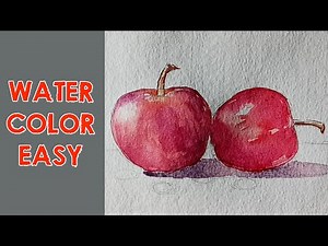 Watercolor Painting – Apples | Easy & Realistic Fruit Art Tutorial