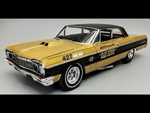 1964 Chevy Impala SS 427 3n1 Custom 1/25 Scale Mode Kit Build How To Assemble Mask Paint Decal