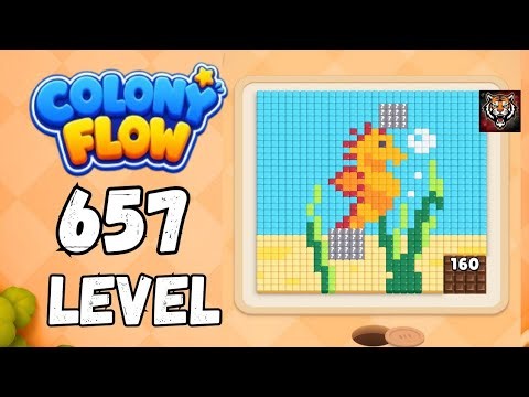 Colony flow Level 657 Walkthrough Solution