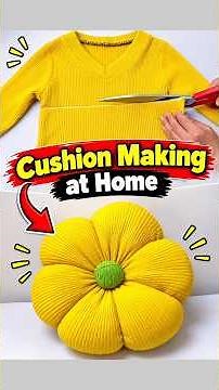 Old Sweater Ko Reuse Karke Banaye Beautiful Cushion 🧶 #cushion # #sewinghack # #sewingtutorial
