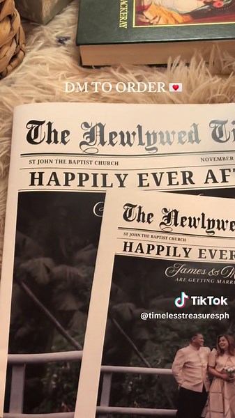 Unique Wedding Newspaper Design Ideas