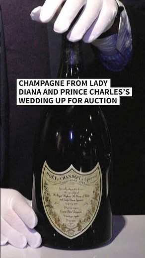 Champagne from Lady Diana And Prince Charles’s wedding up for auction | AFP